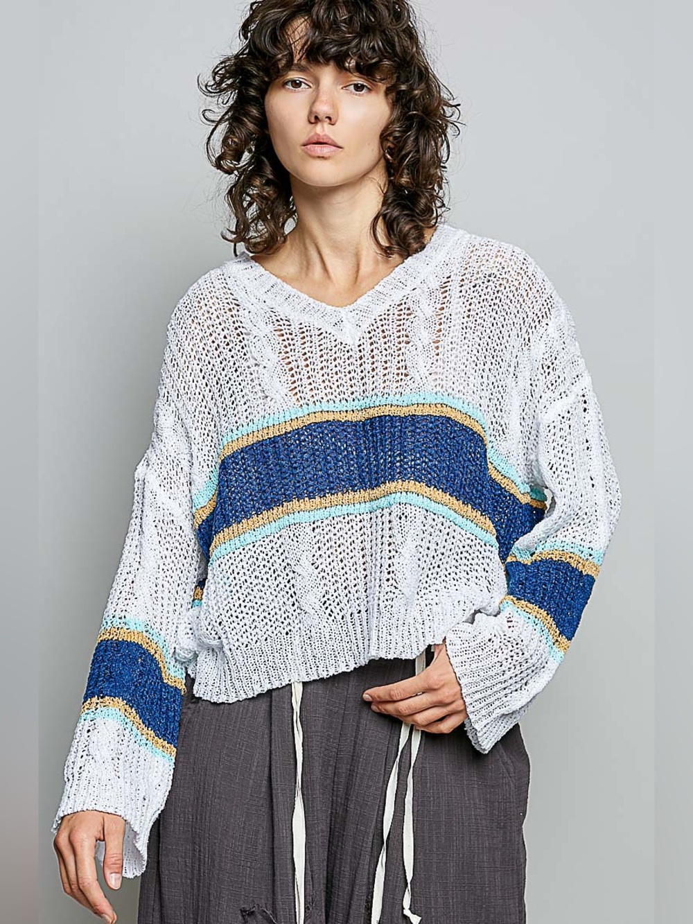 🍓 POL “ Ocean Break “ Sweater | Indigo Coast - Picture 6 of 10